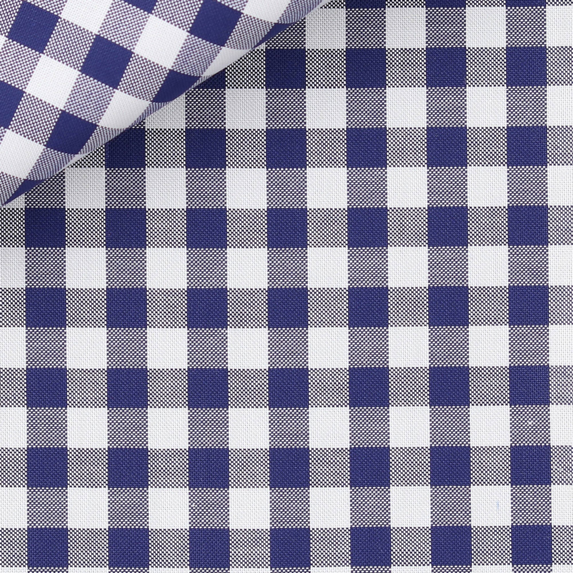 Oxford Check Pattern Blue