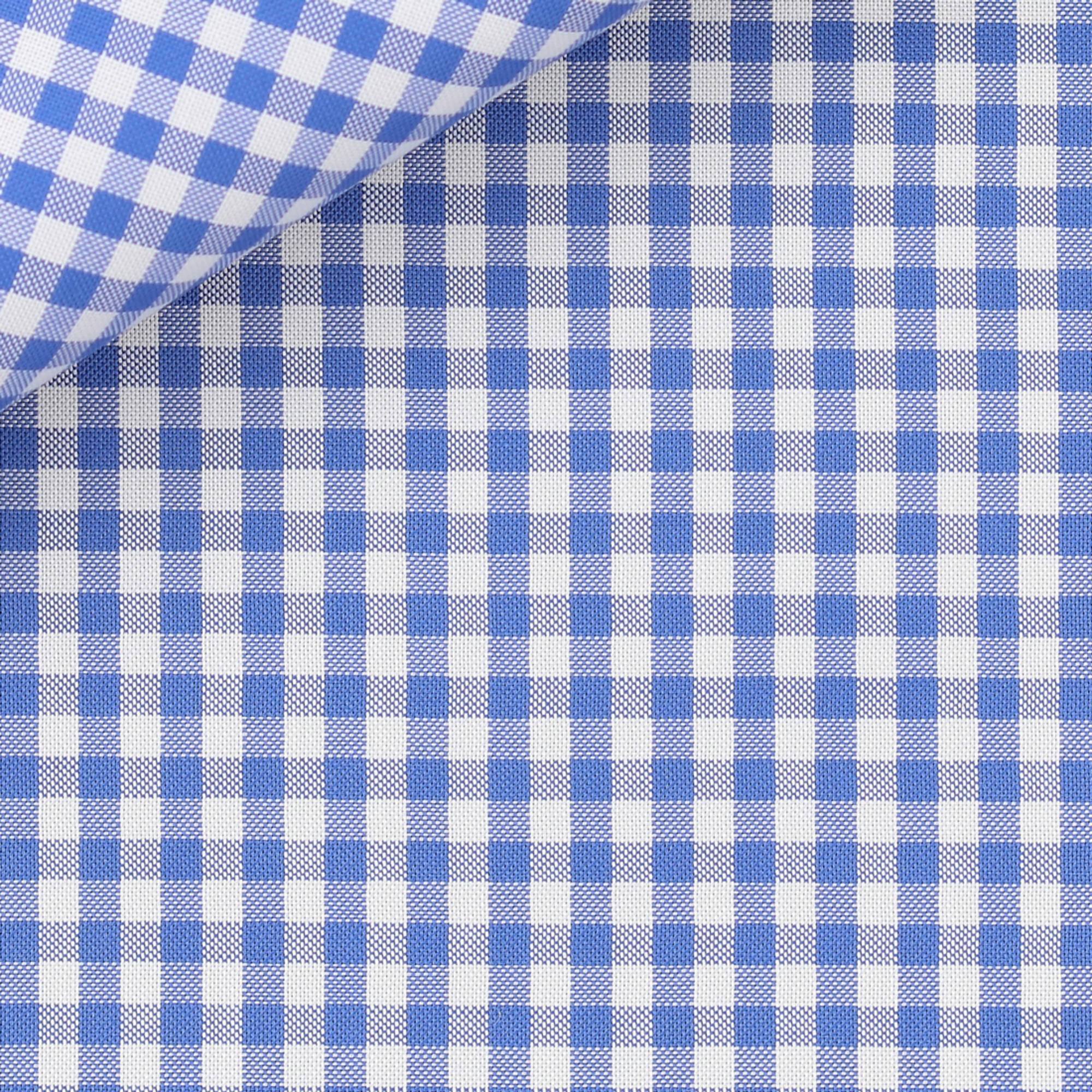 Oxford Check Pattern Blue