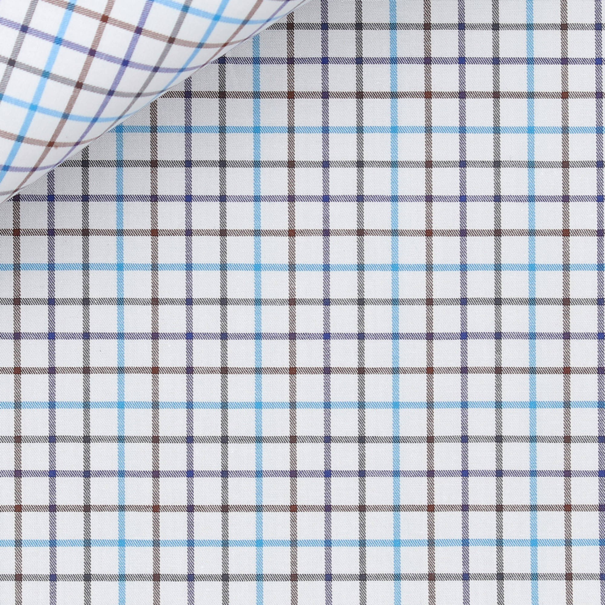 Twill Check Pattern Blue