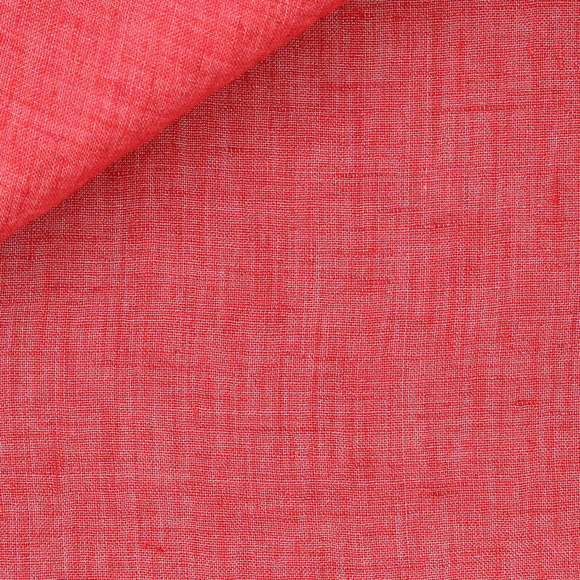 Linen Plain Red