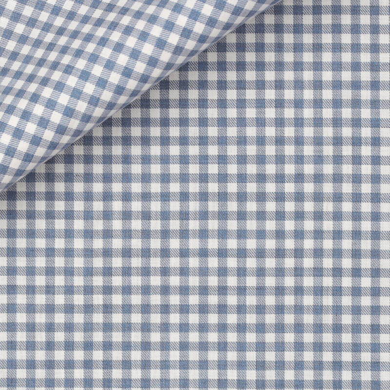 Twill Check Pattern Blue