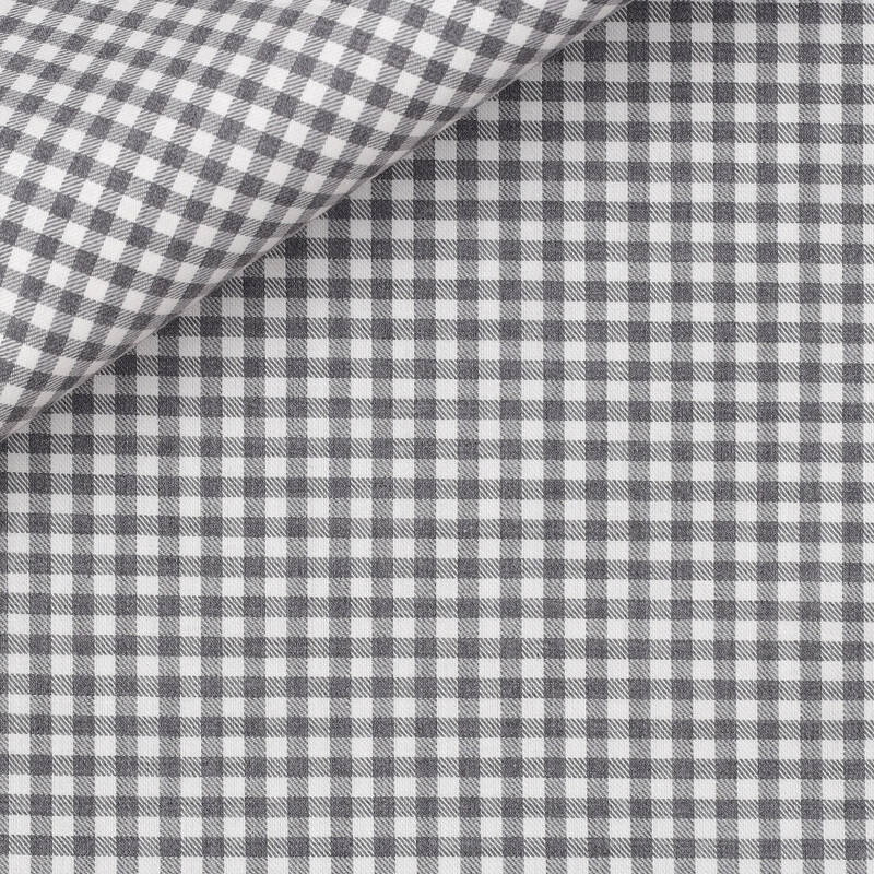 Twill Check Pattern Grey