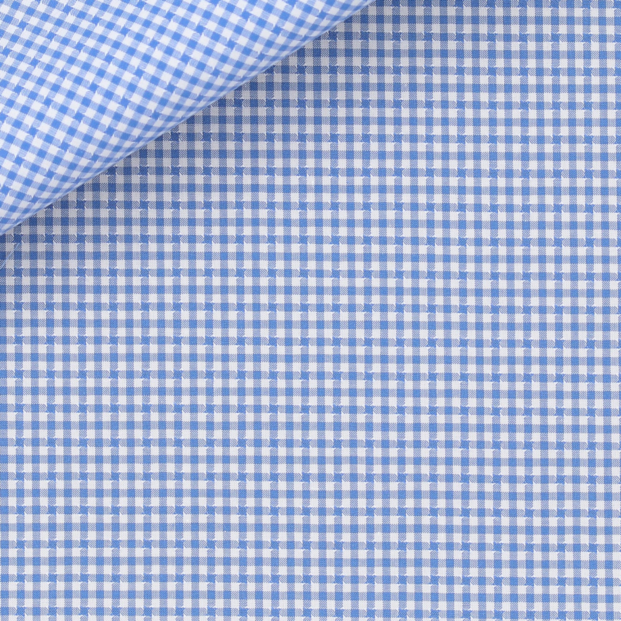 Dobby Check Pattern Blue