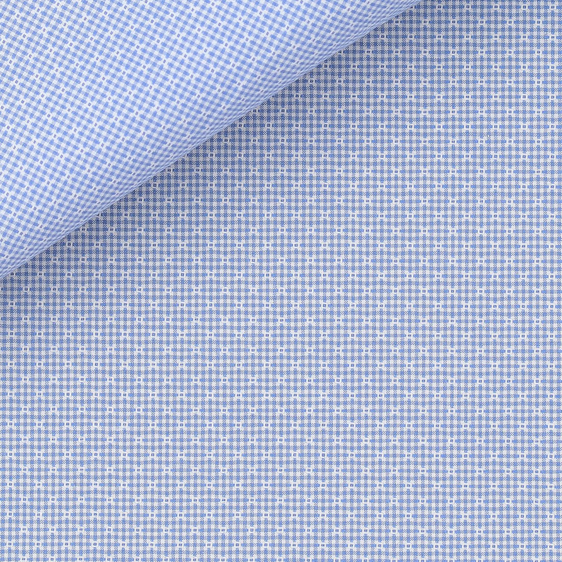 Dobby Check Pattern Blue