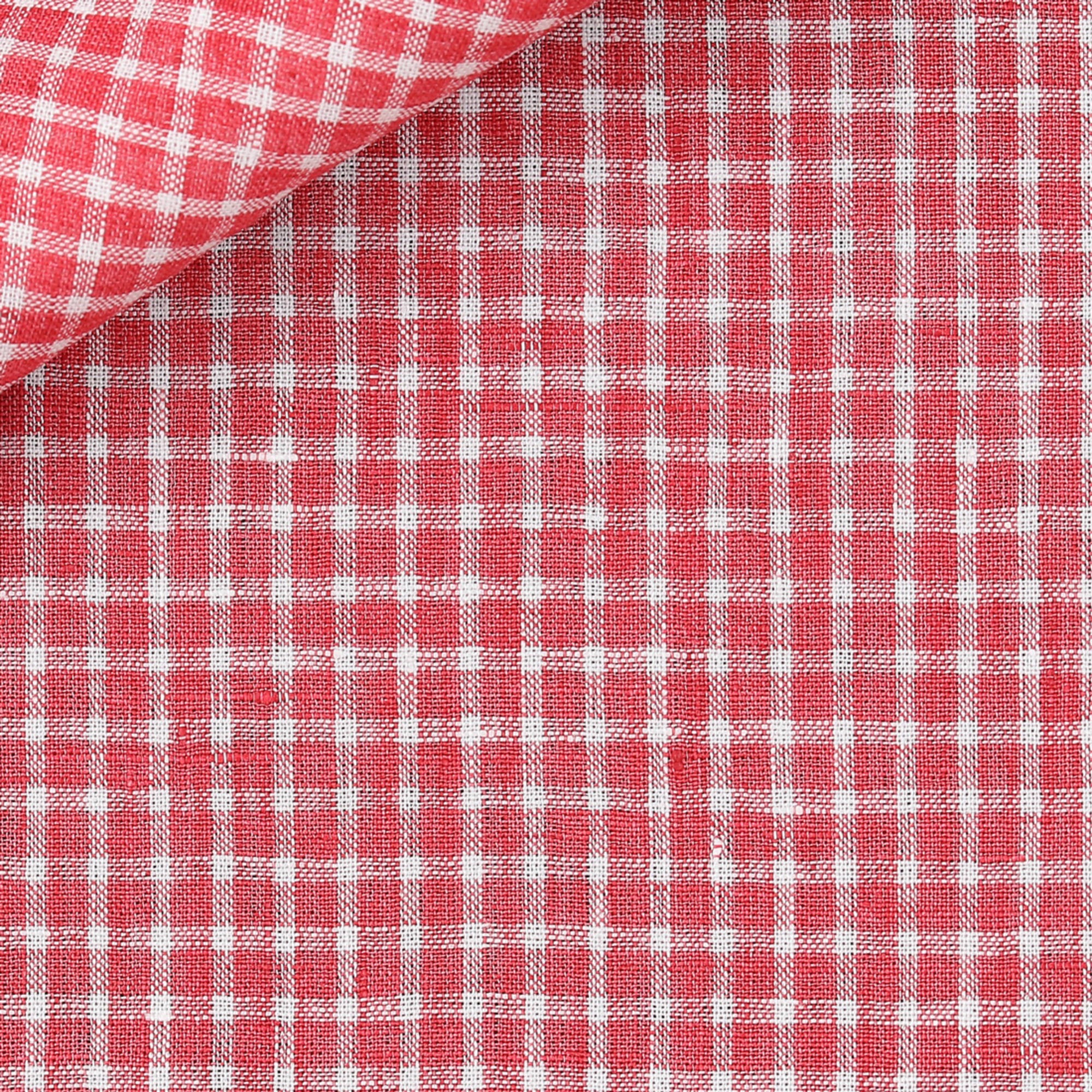 Linen Check Pattern Red