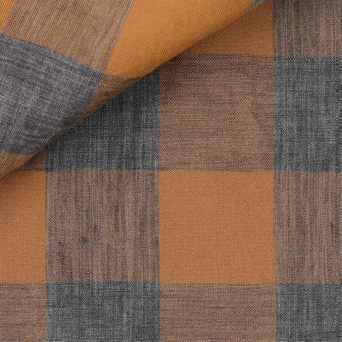 Linen Check Pattern Brown