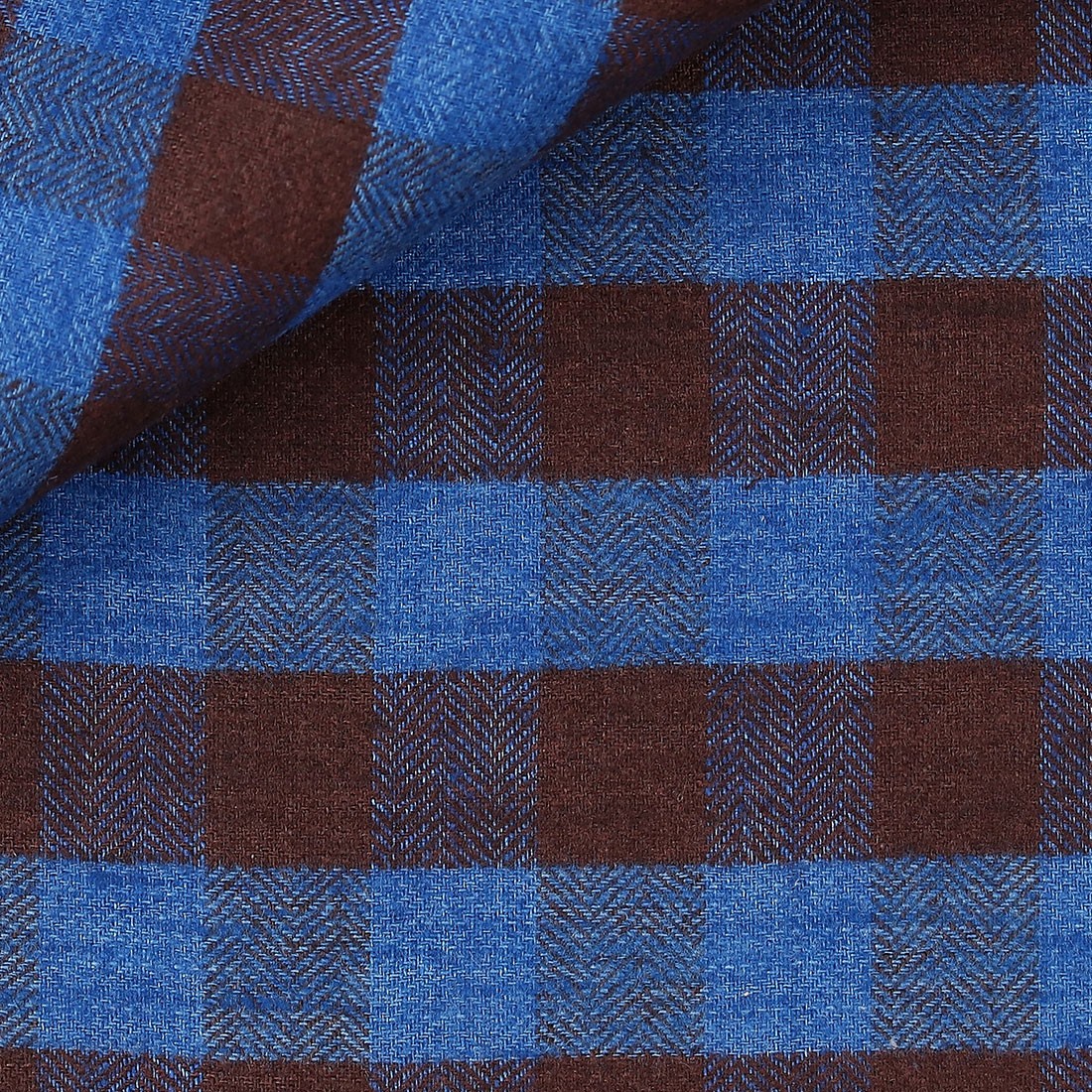 Flannel Check Pattern Blue