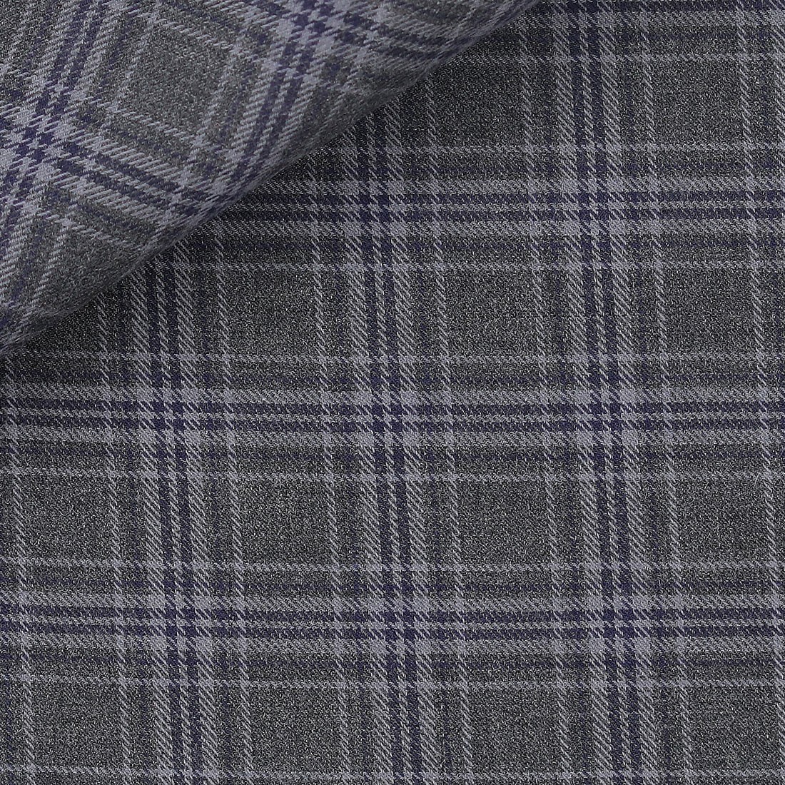 Twill Check Pattern Blue
