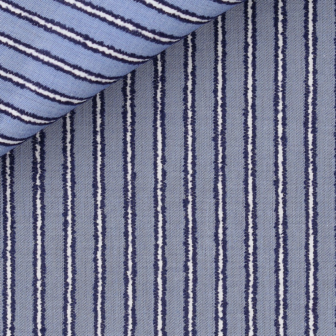 Bouclé Stripes Blue