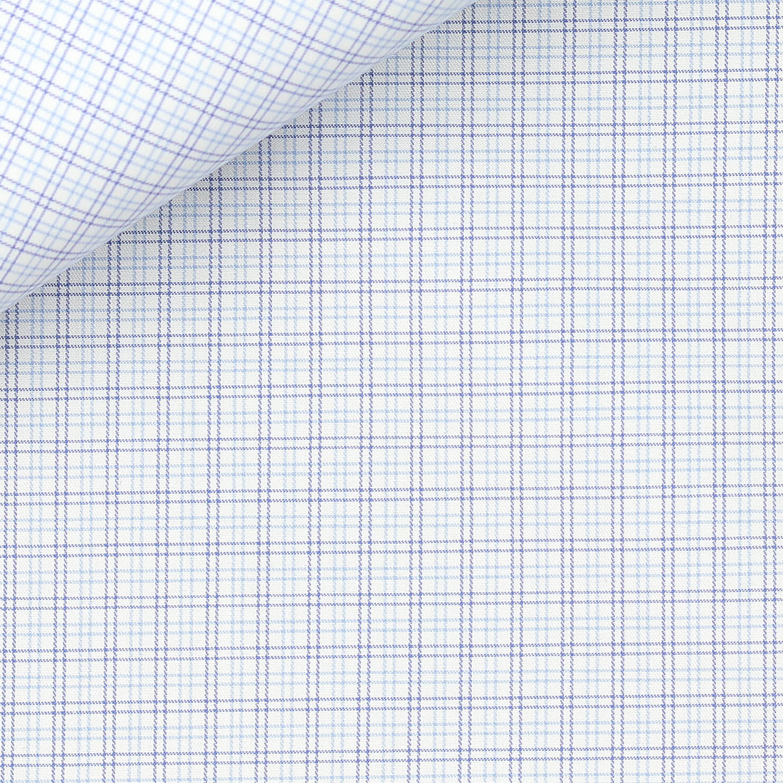 Twill Check Pattern Blue