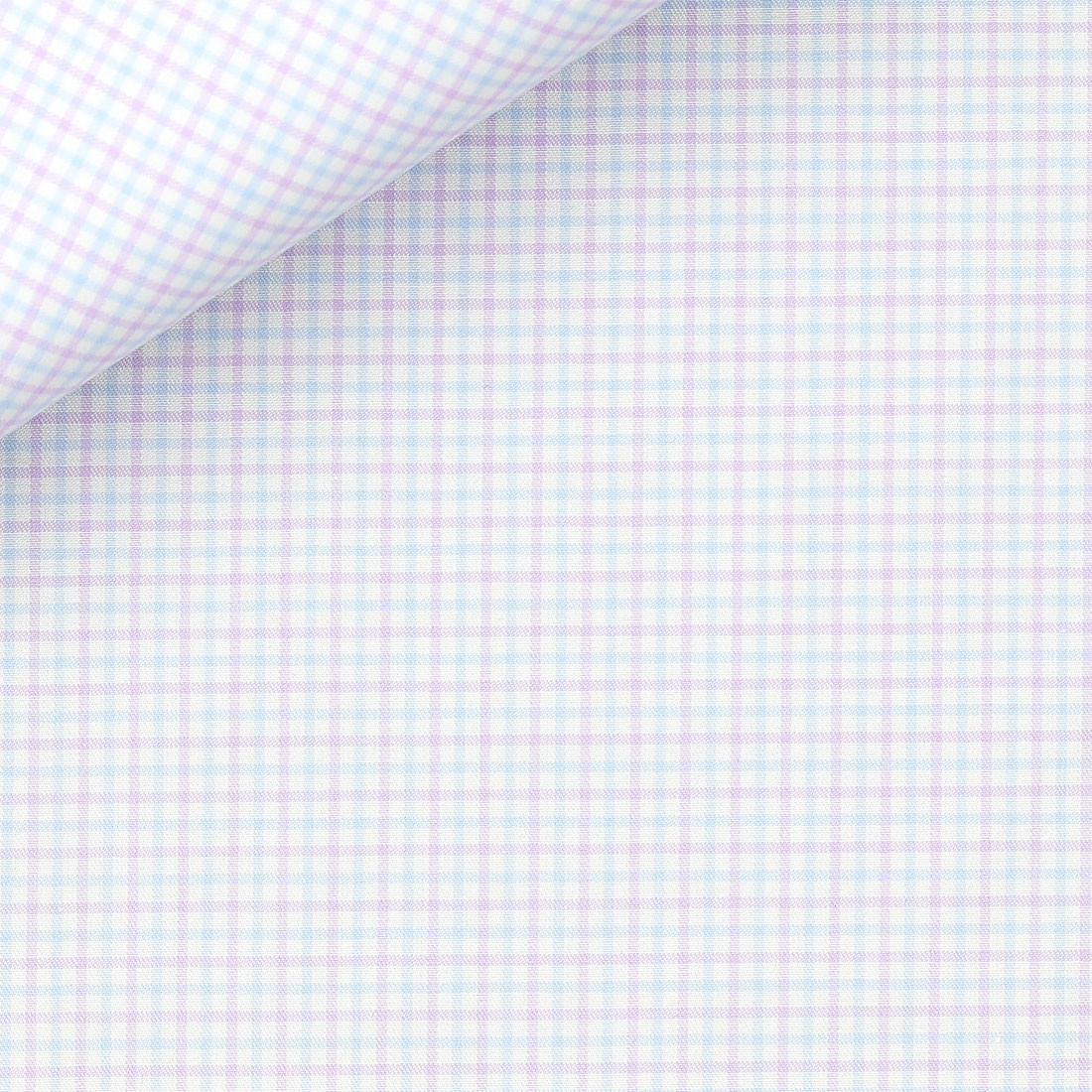 Twill Check Pattern Purple