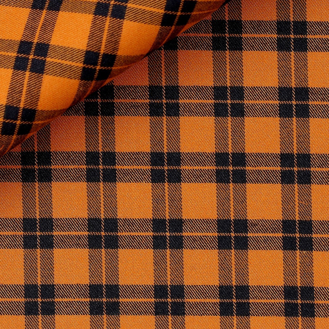 Twill Check Pattern Orange