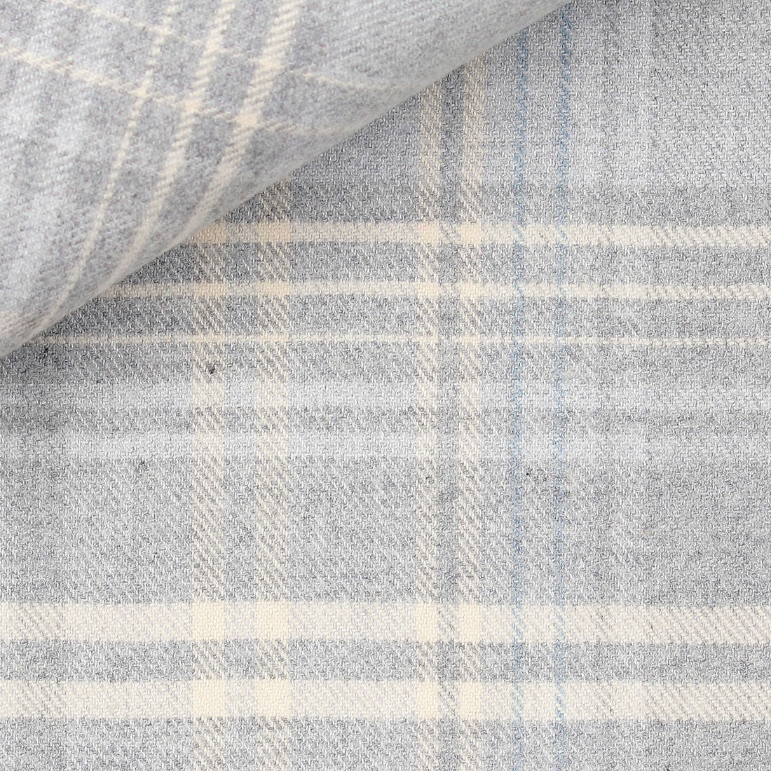 Twill Check Pattern Grey