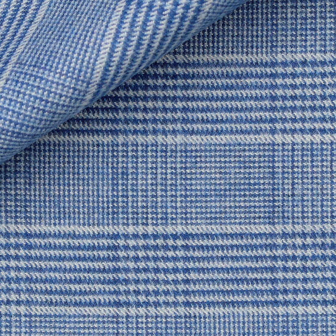Flannel Blue Check Pattern