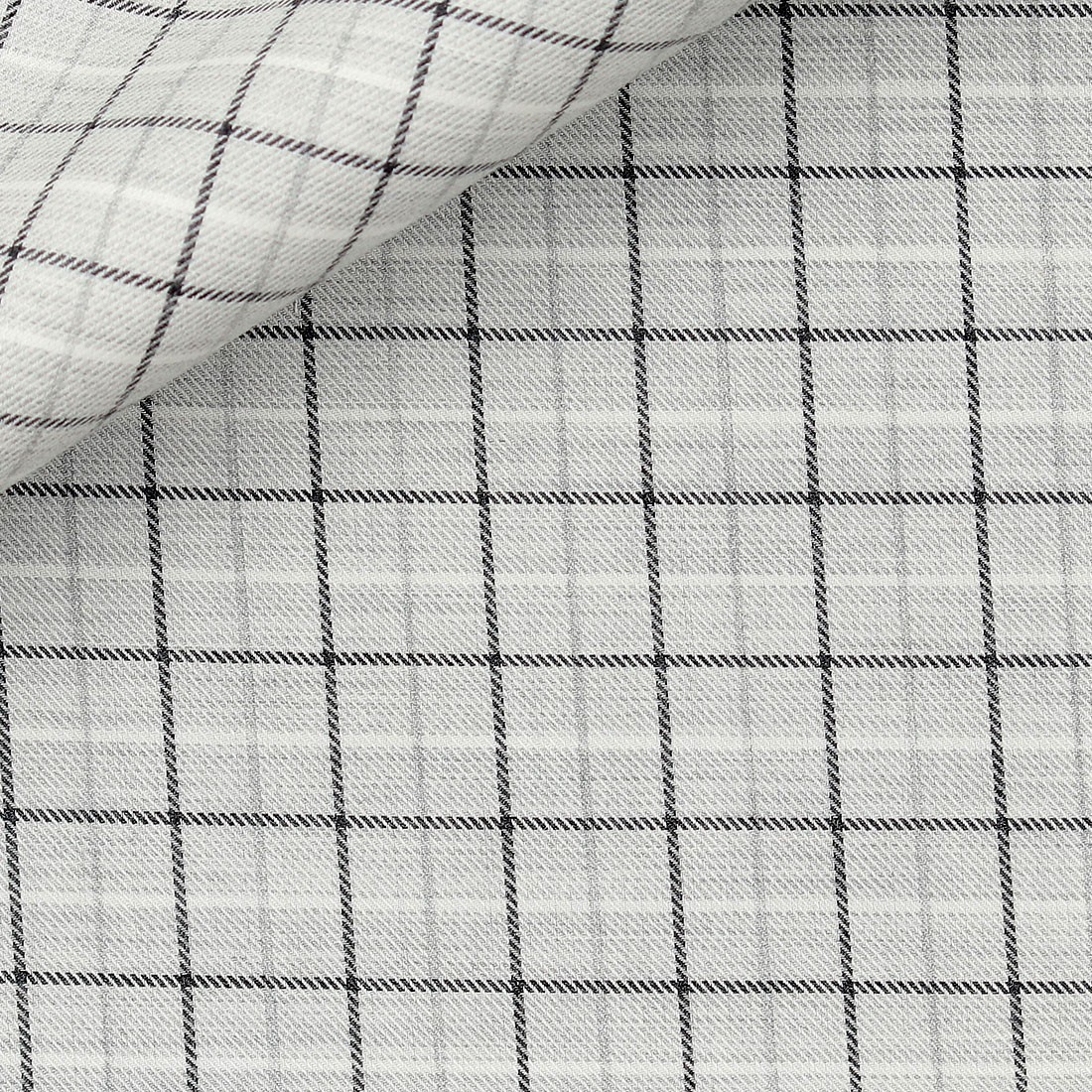 Twill Check Pattern Grey