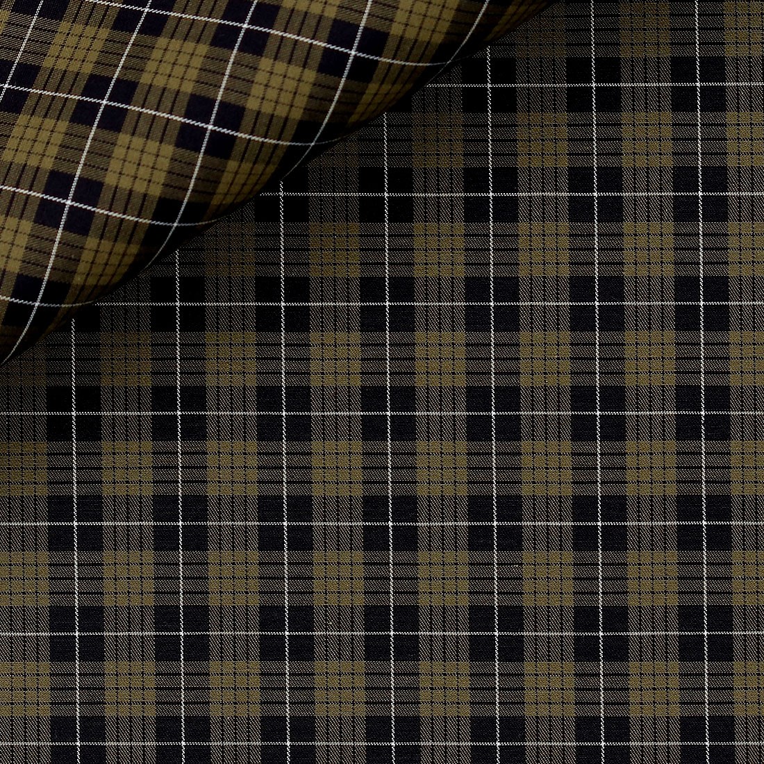 Twill Check Pattern Green