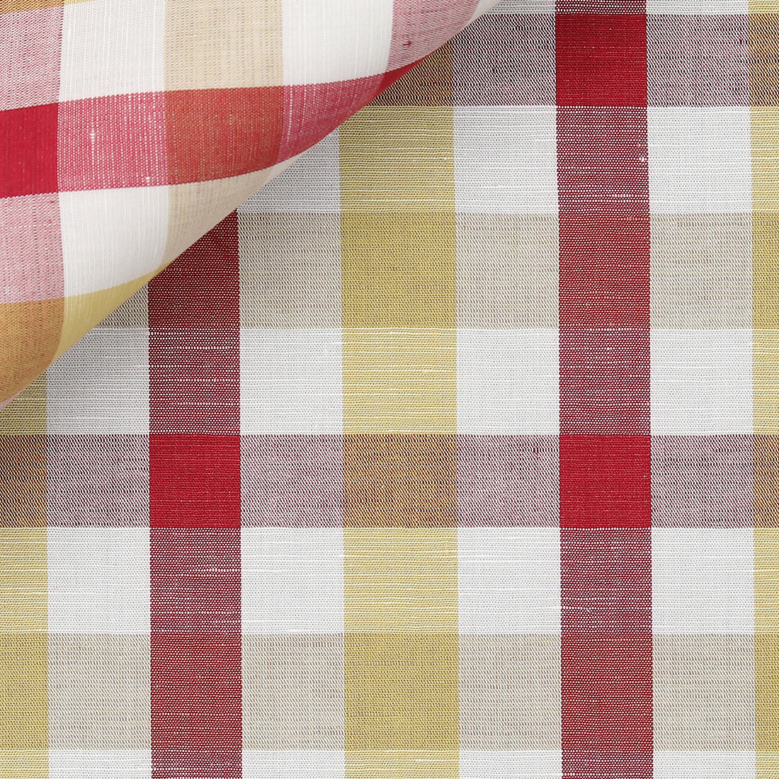 Linen Check Pattern Brown