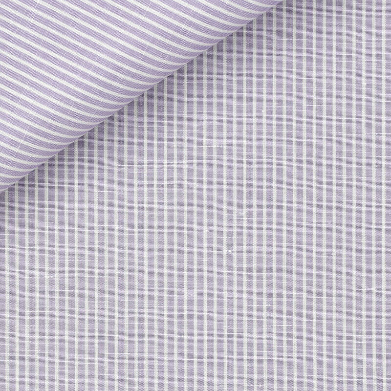 Linen Stripes Mauve