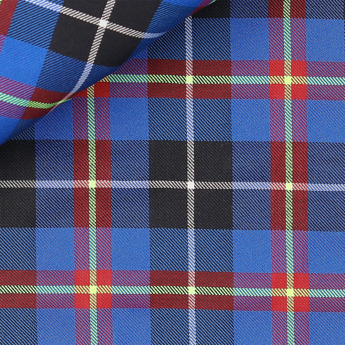 Twill Check Pattern Blue