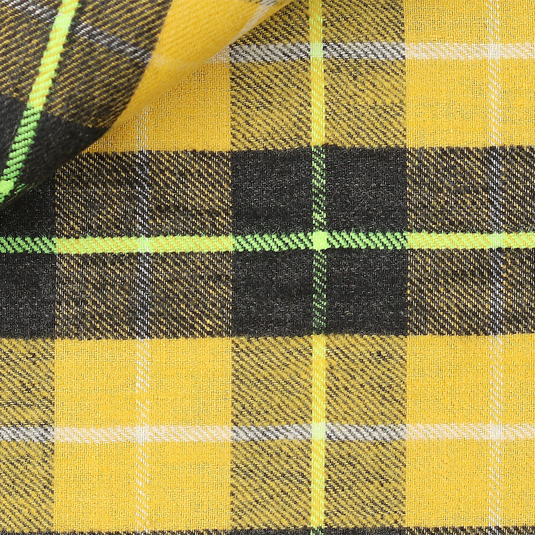 Twill Check Pattern Yellow