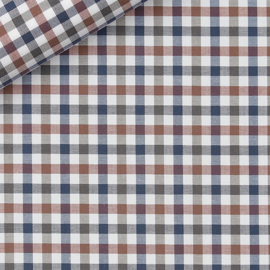Twill Check Pattern Brown