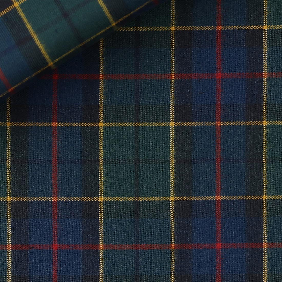 Twill Check Pattern Green