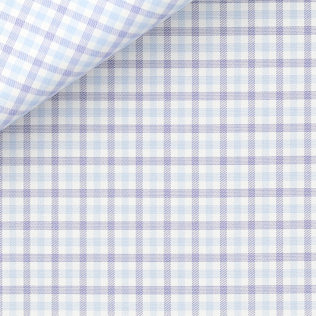 Twill Check Pattern Blue