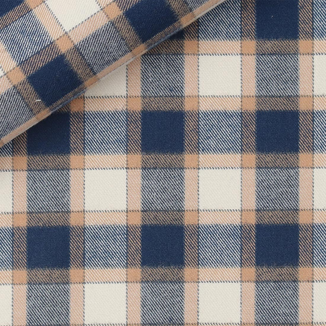Twill Check Pattern Blue