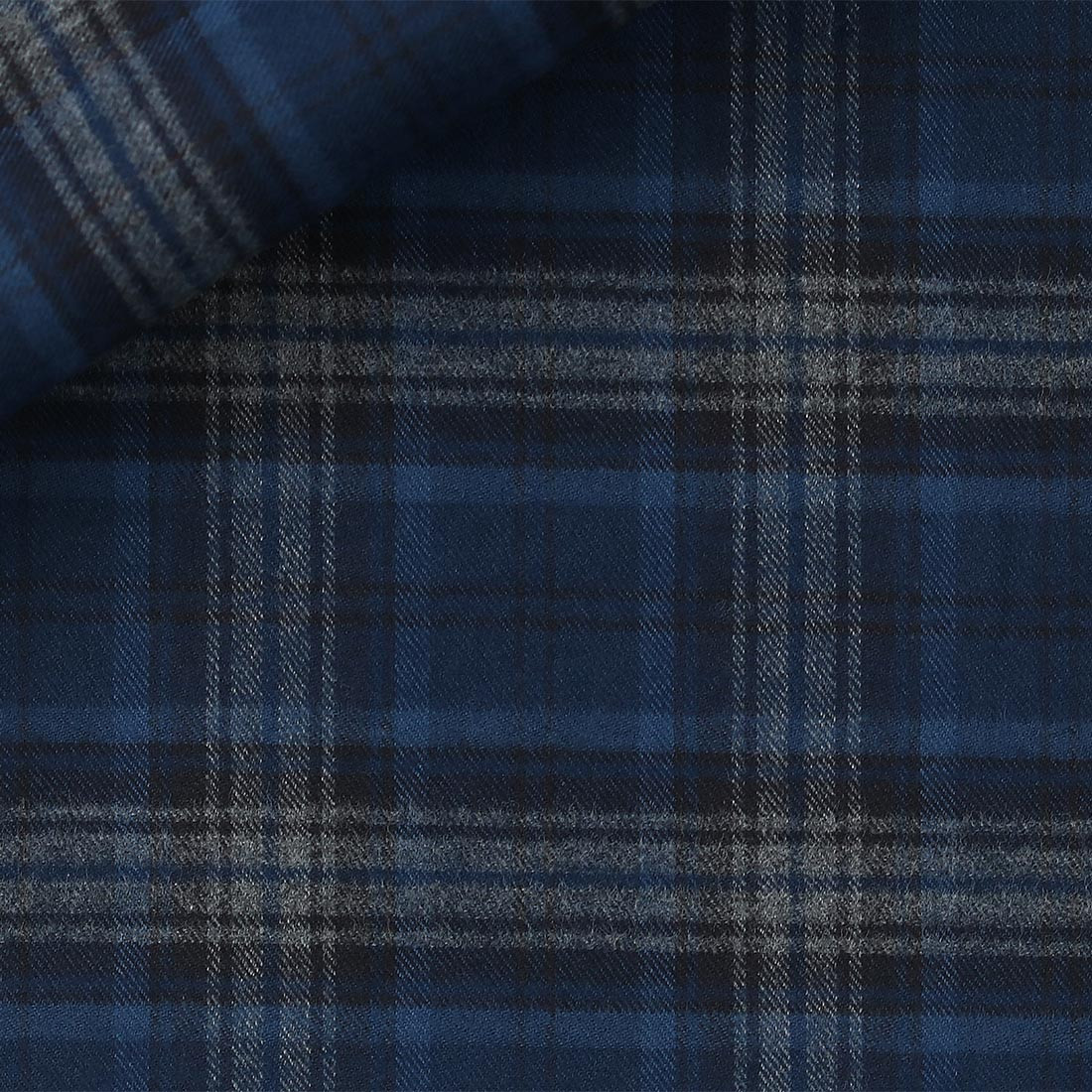 Twill Check Pattern Blue