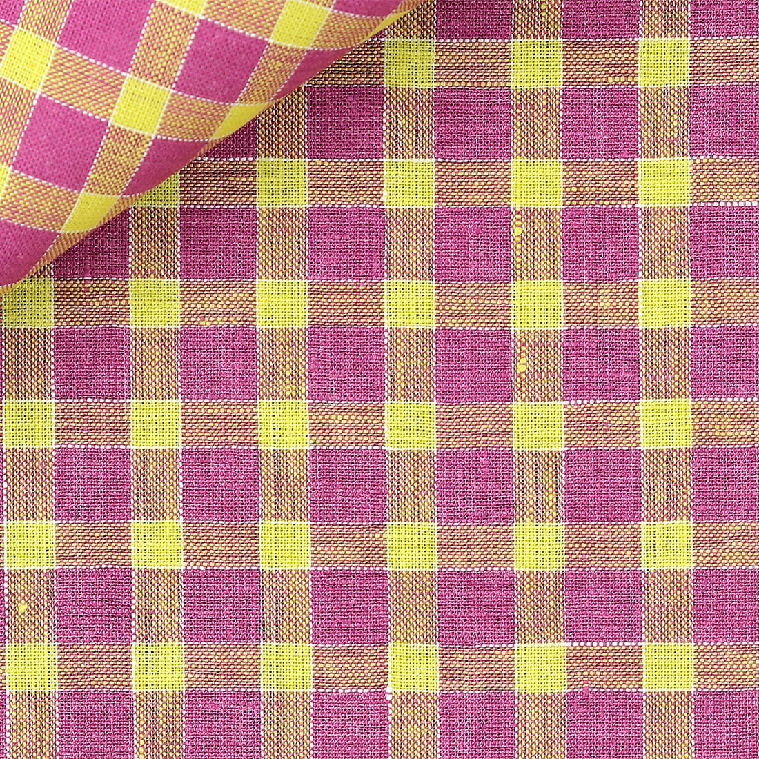 Linen Check Pattern Purple