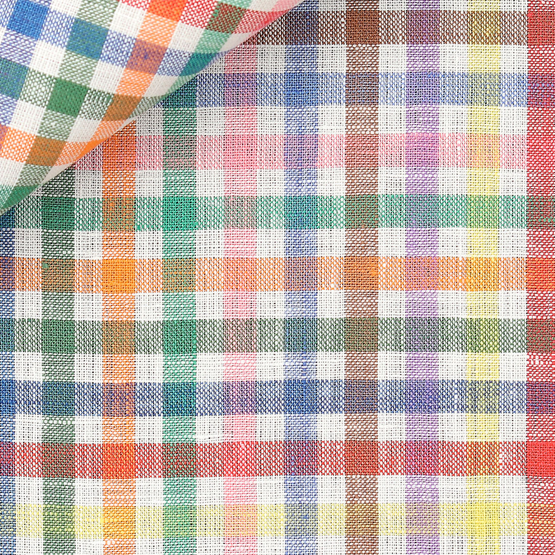 Linen Check Pattern Pink