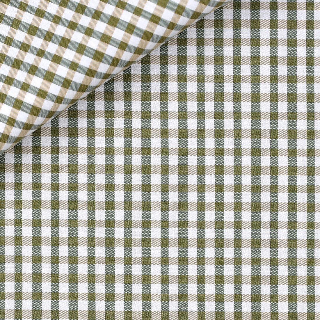 Twill Check Pattern Green