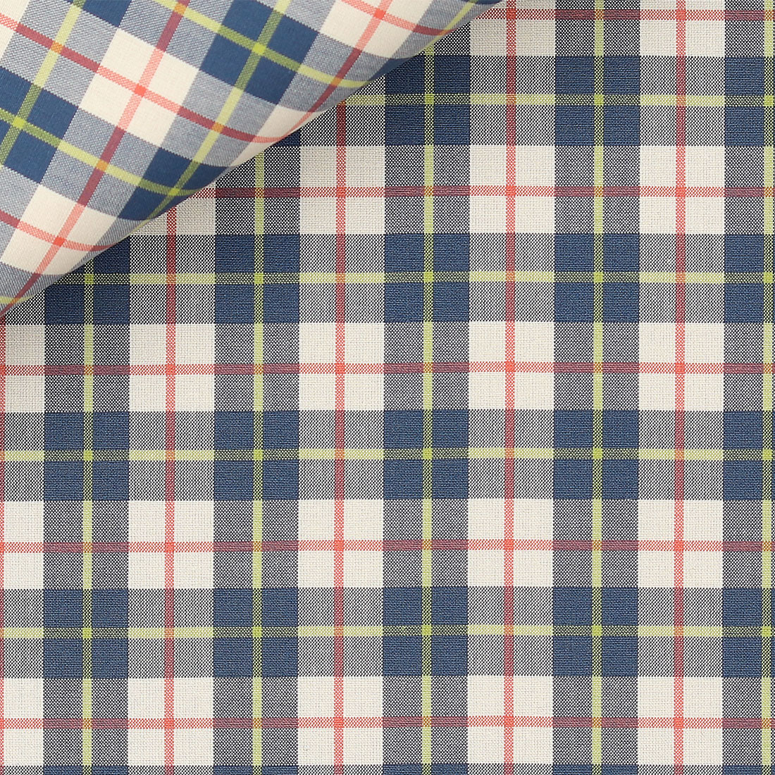 Linen Check Pattern Green