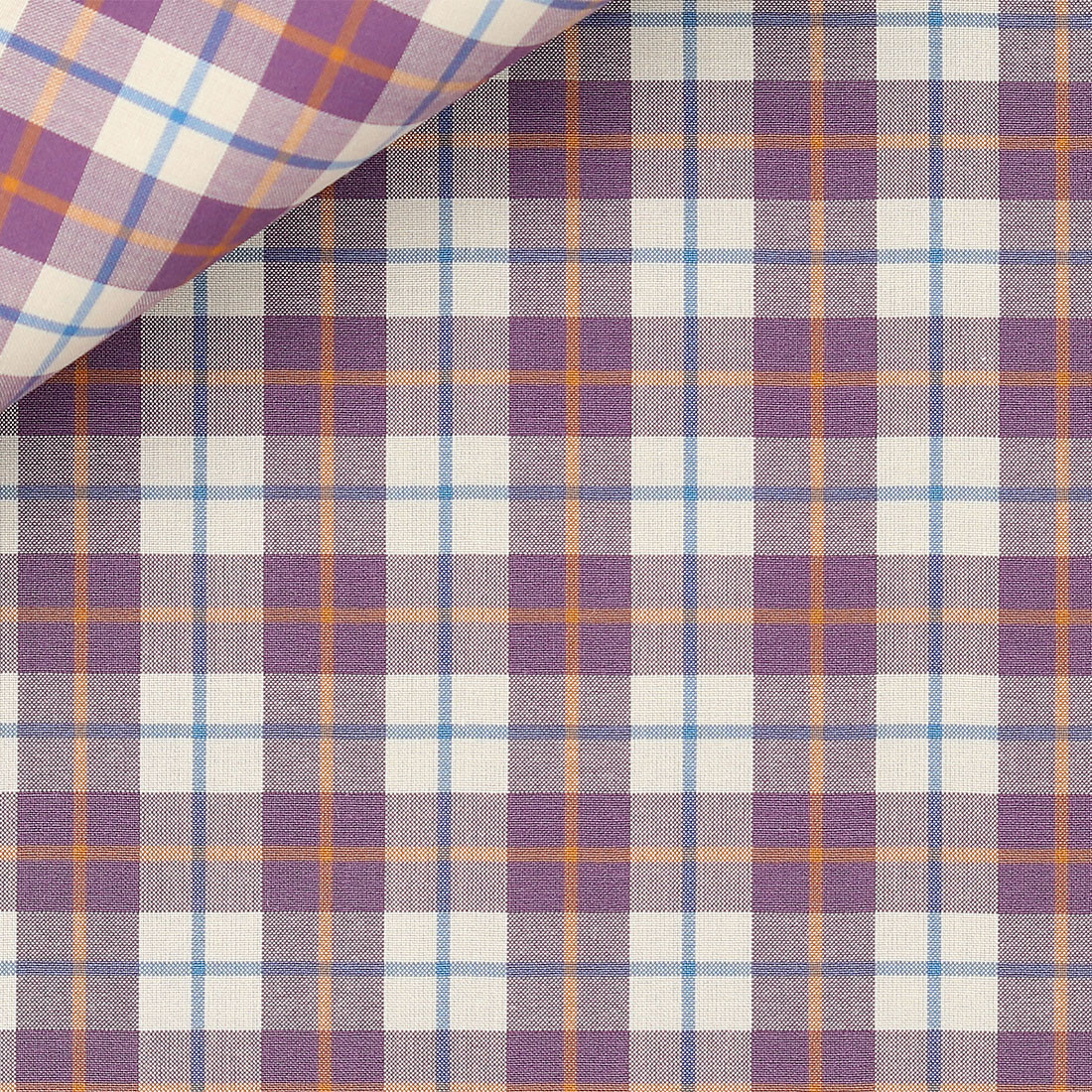 Linen Check Pattern Purple