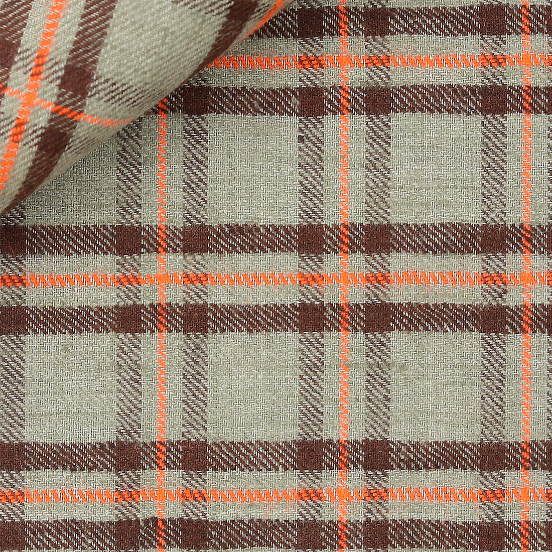 Twill Check Pattern Green