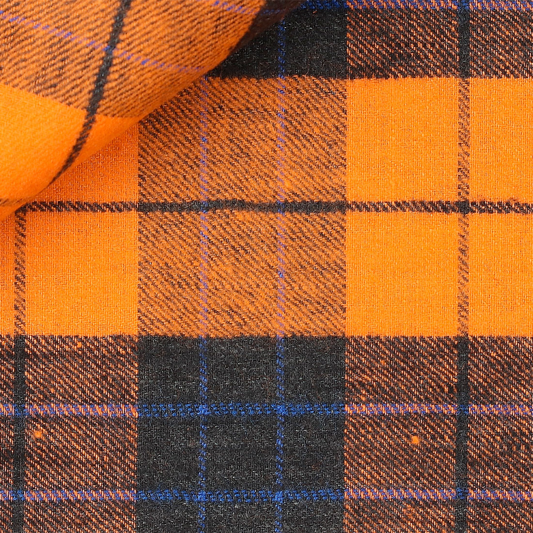 Twill Check Pattern Orange
