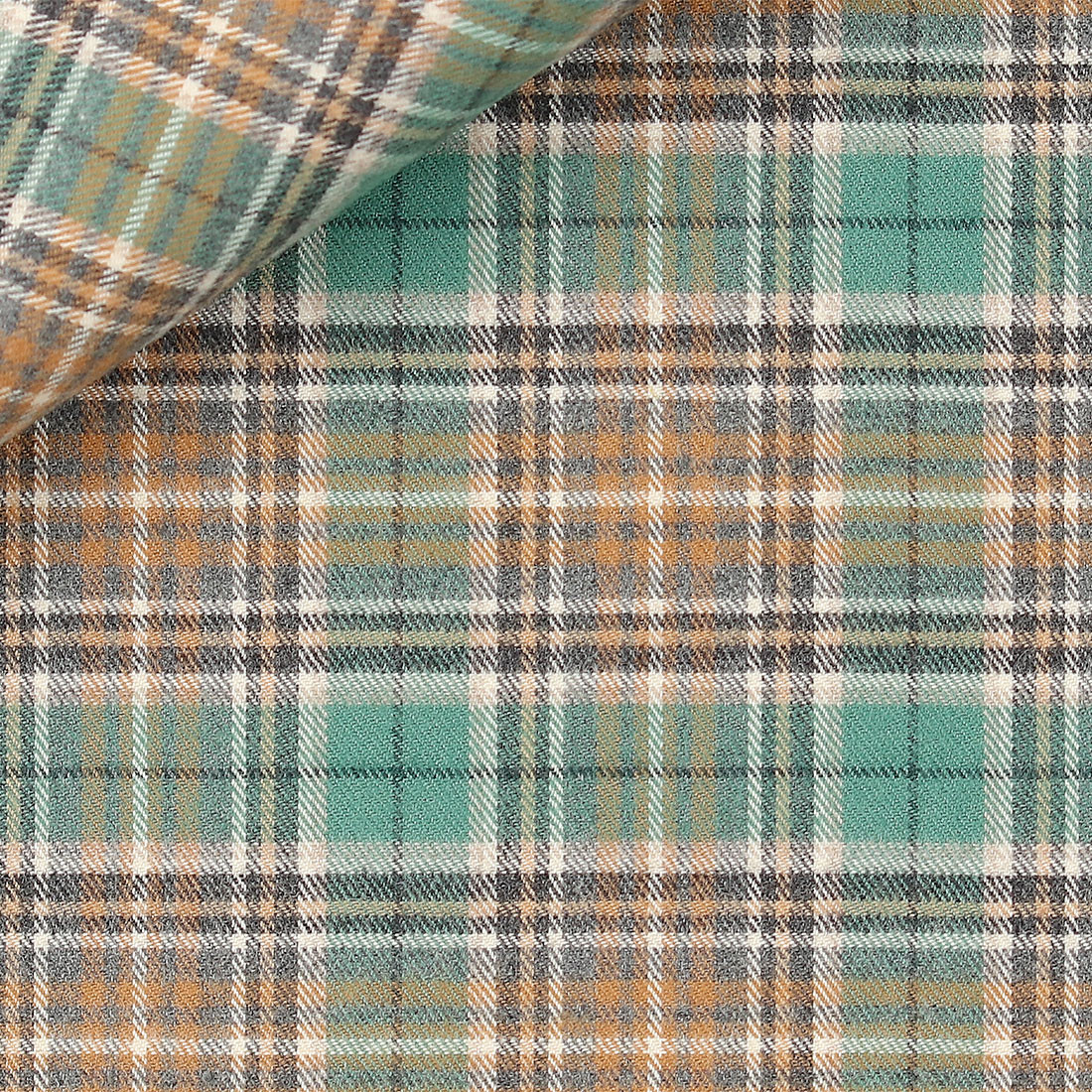 Twill Check Pattern Green