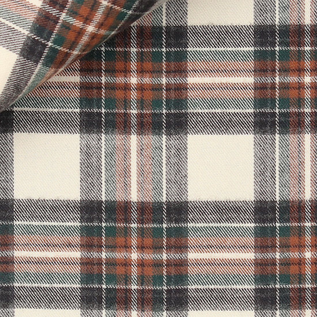 Twill Check Pattern Brown