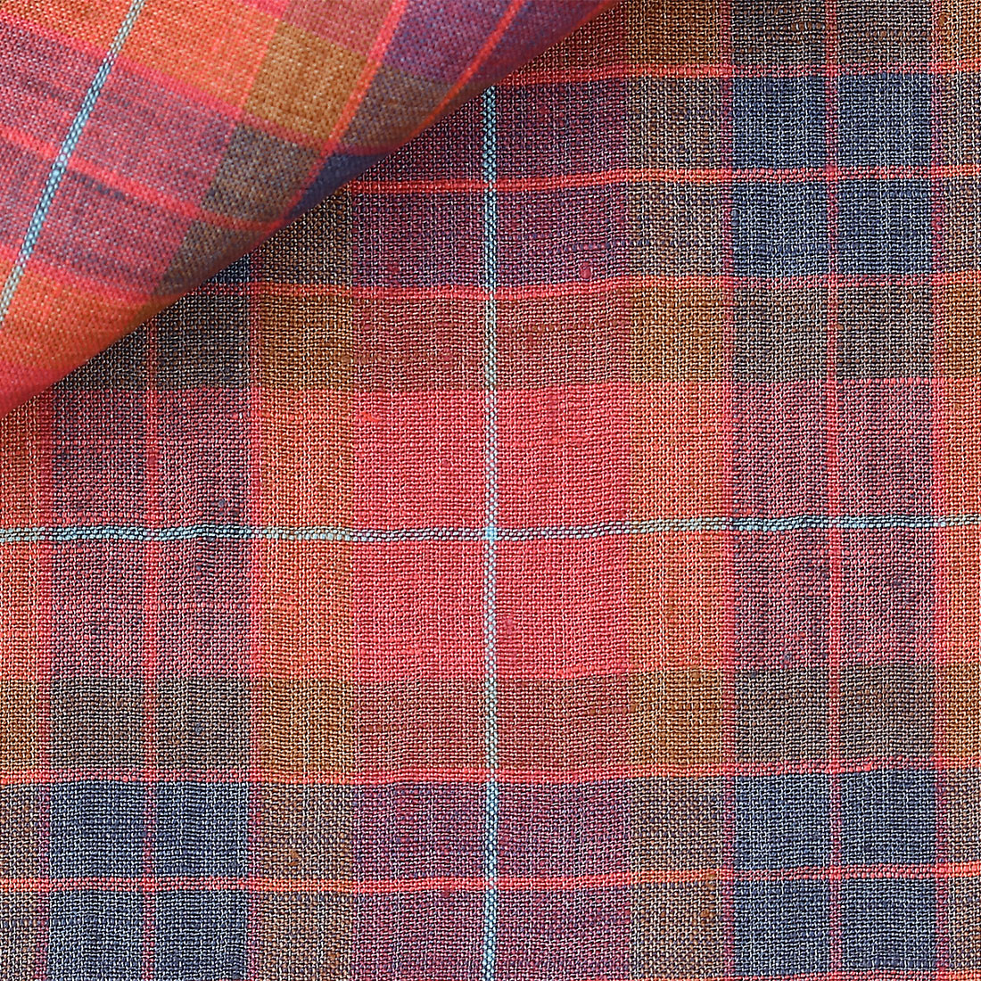 Linen Check Pattern Pink