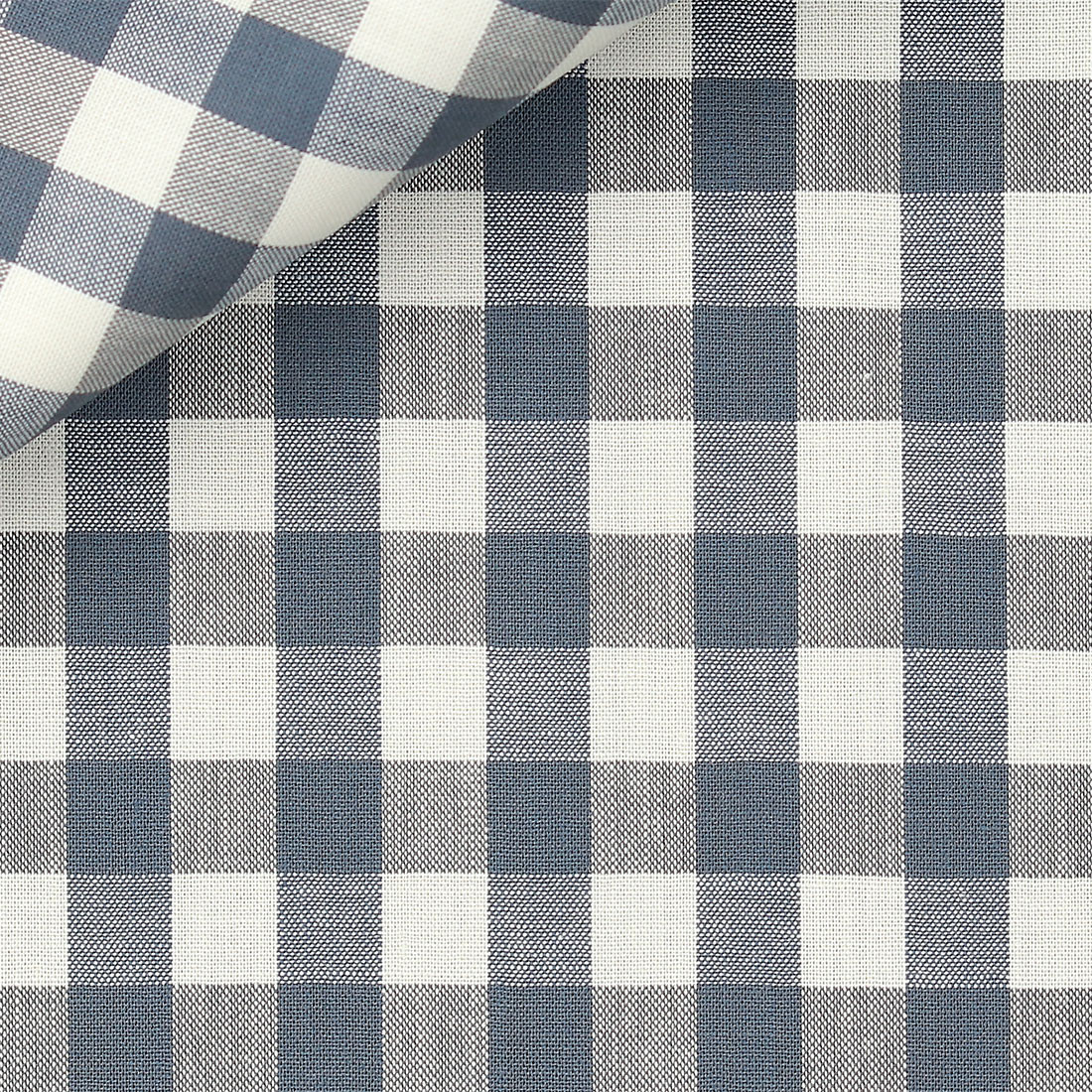 Linen Check Pattern Blue