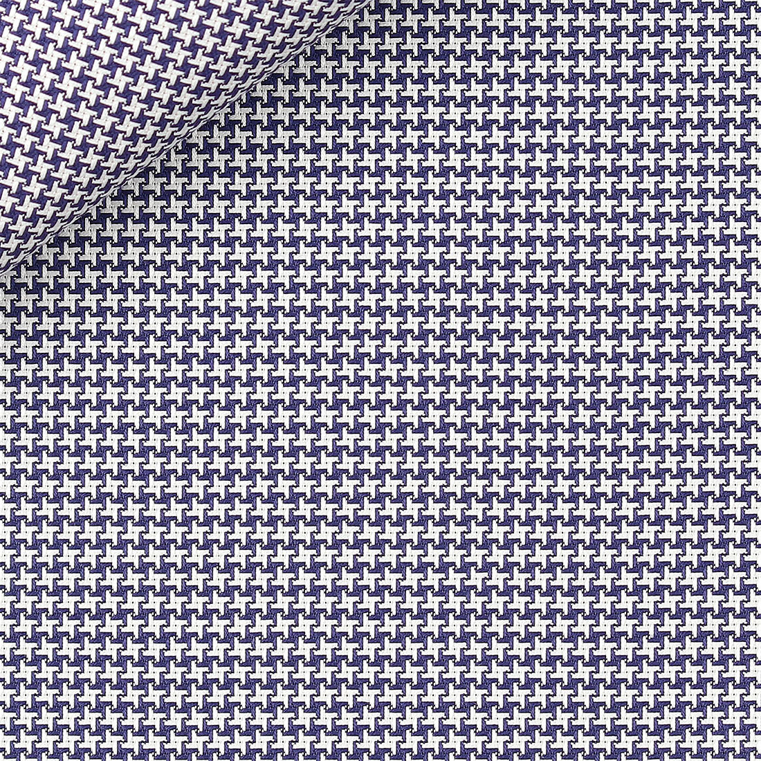 Houndstooth Blue