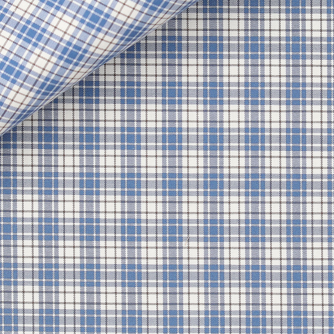 Twill Check Pattern Blue