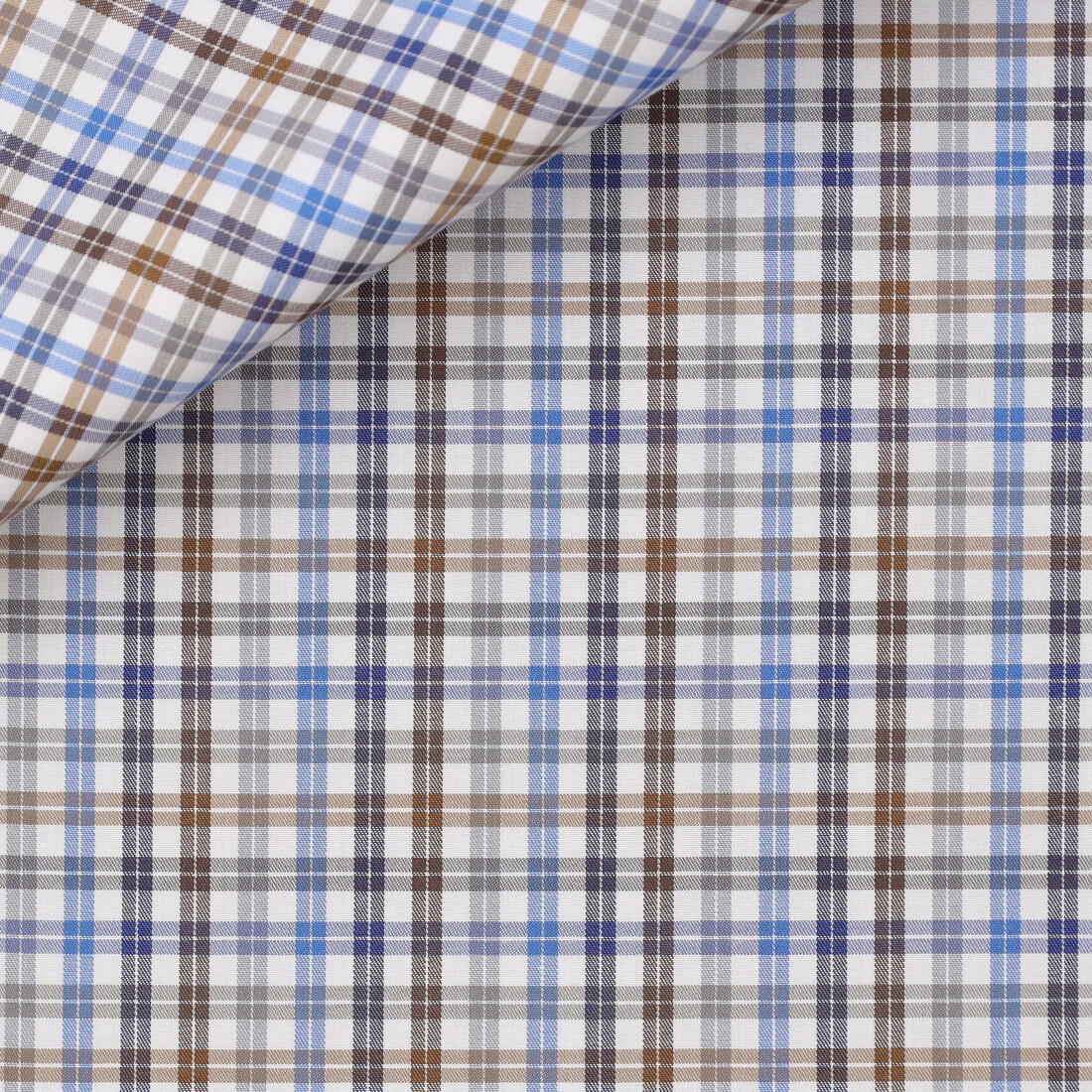Twill Check Pattern Brown
