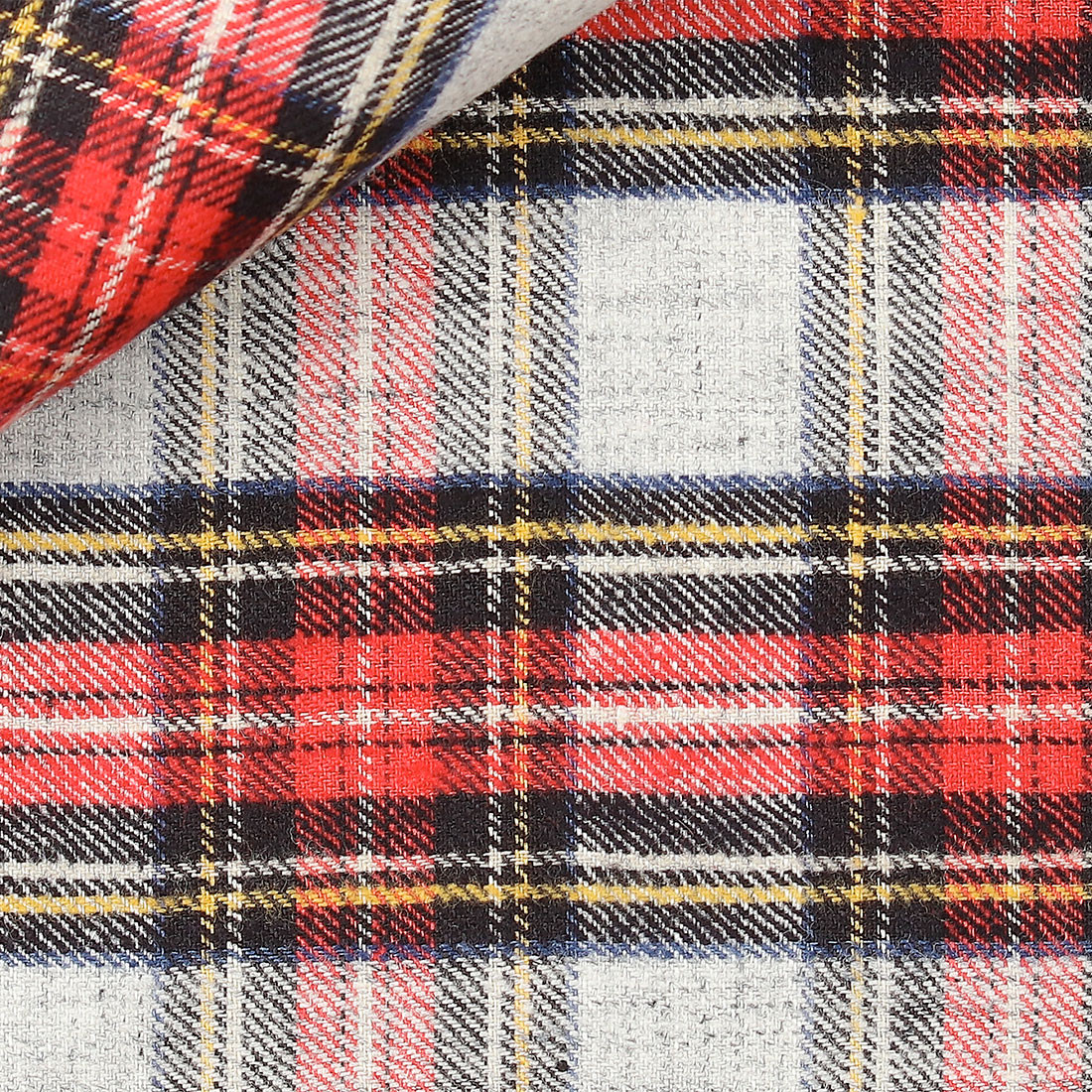 Twill Check Pattern Red