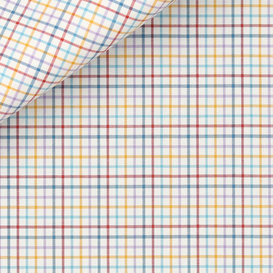 Twill Check Pattern Blue