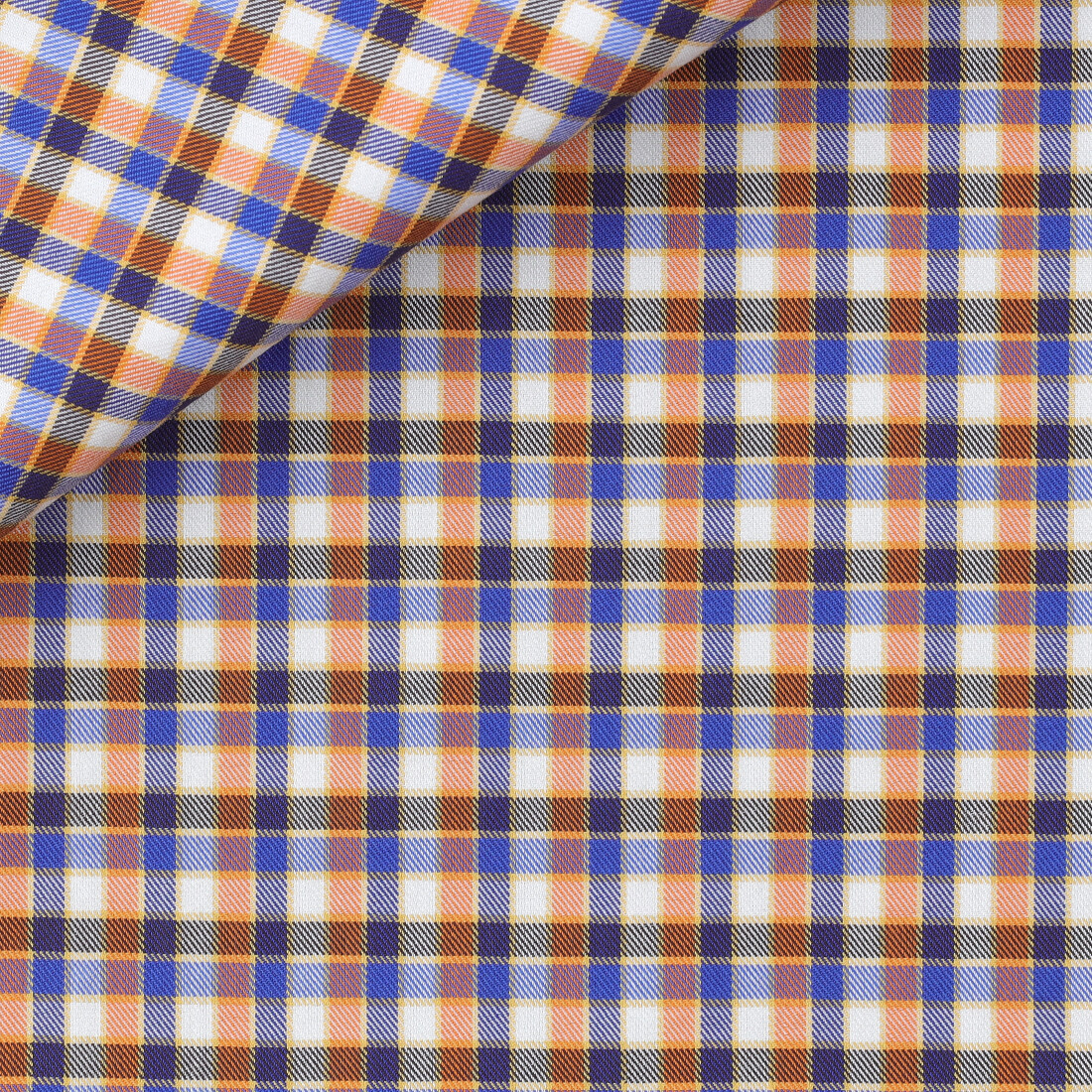 Twill Check Pattern Orange