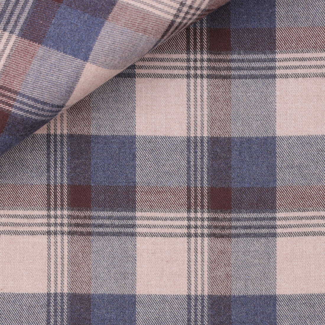 Flannel Check Pattern Brown