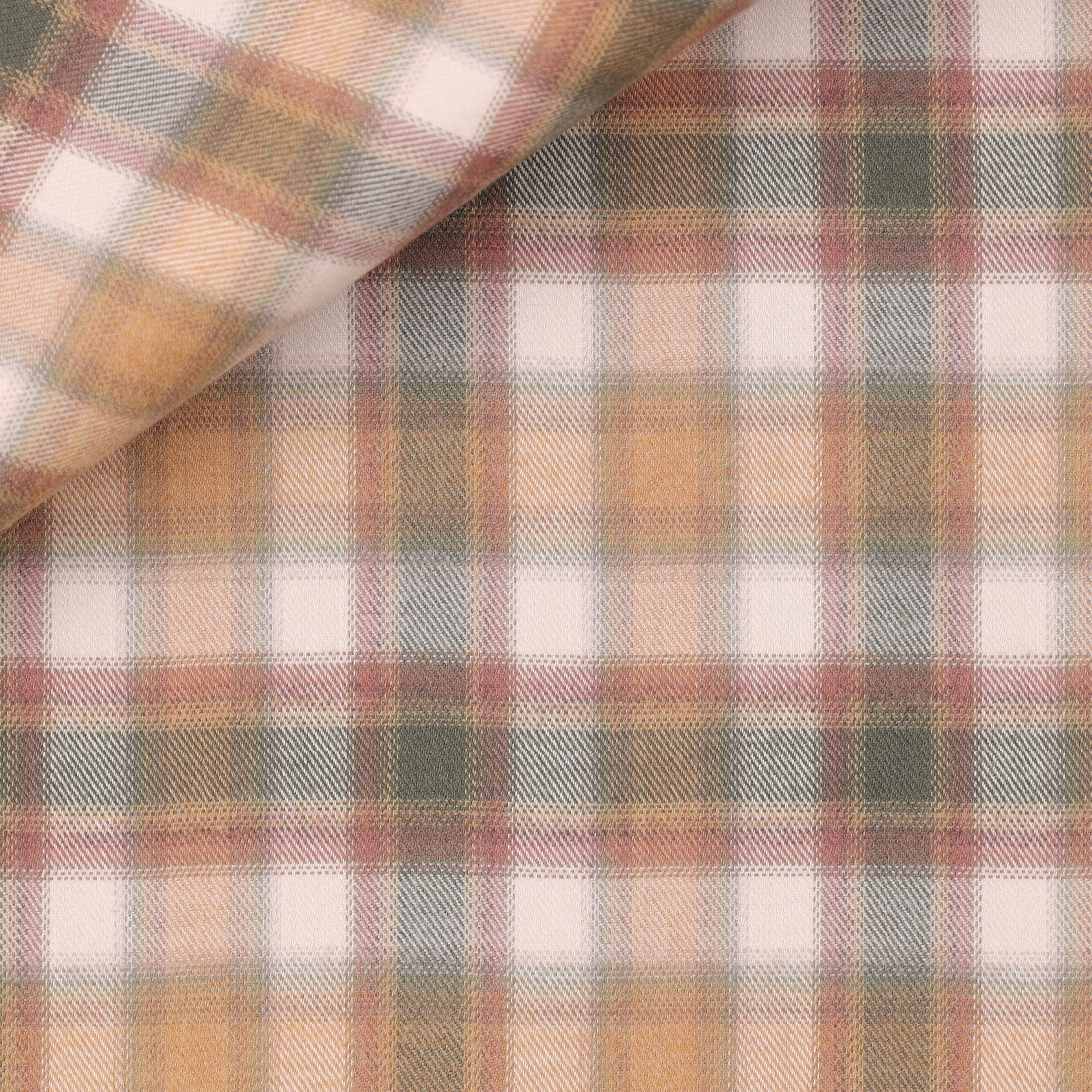 Flannel Check Pattern Brown