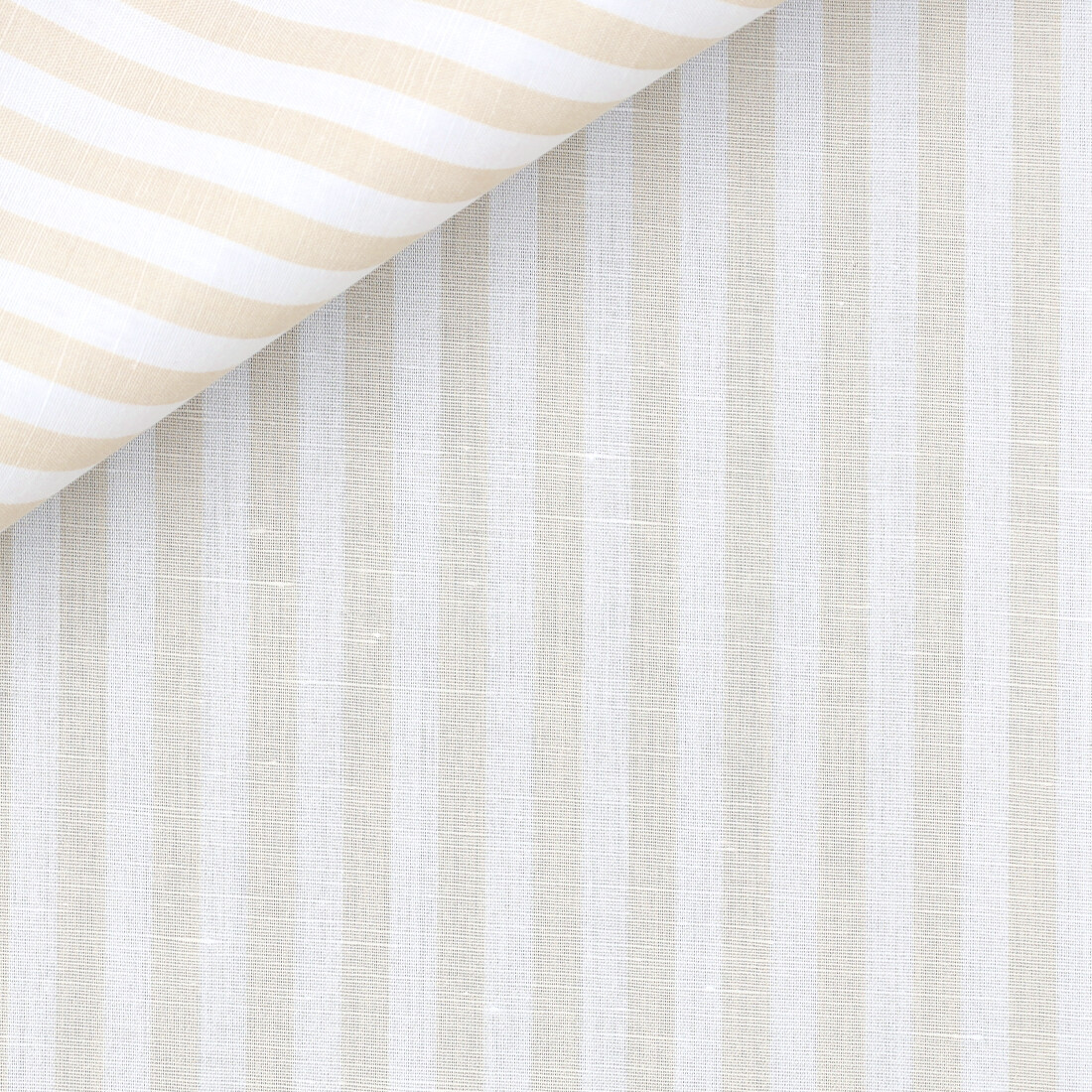 Linen Stripes Brown (easy care)