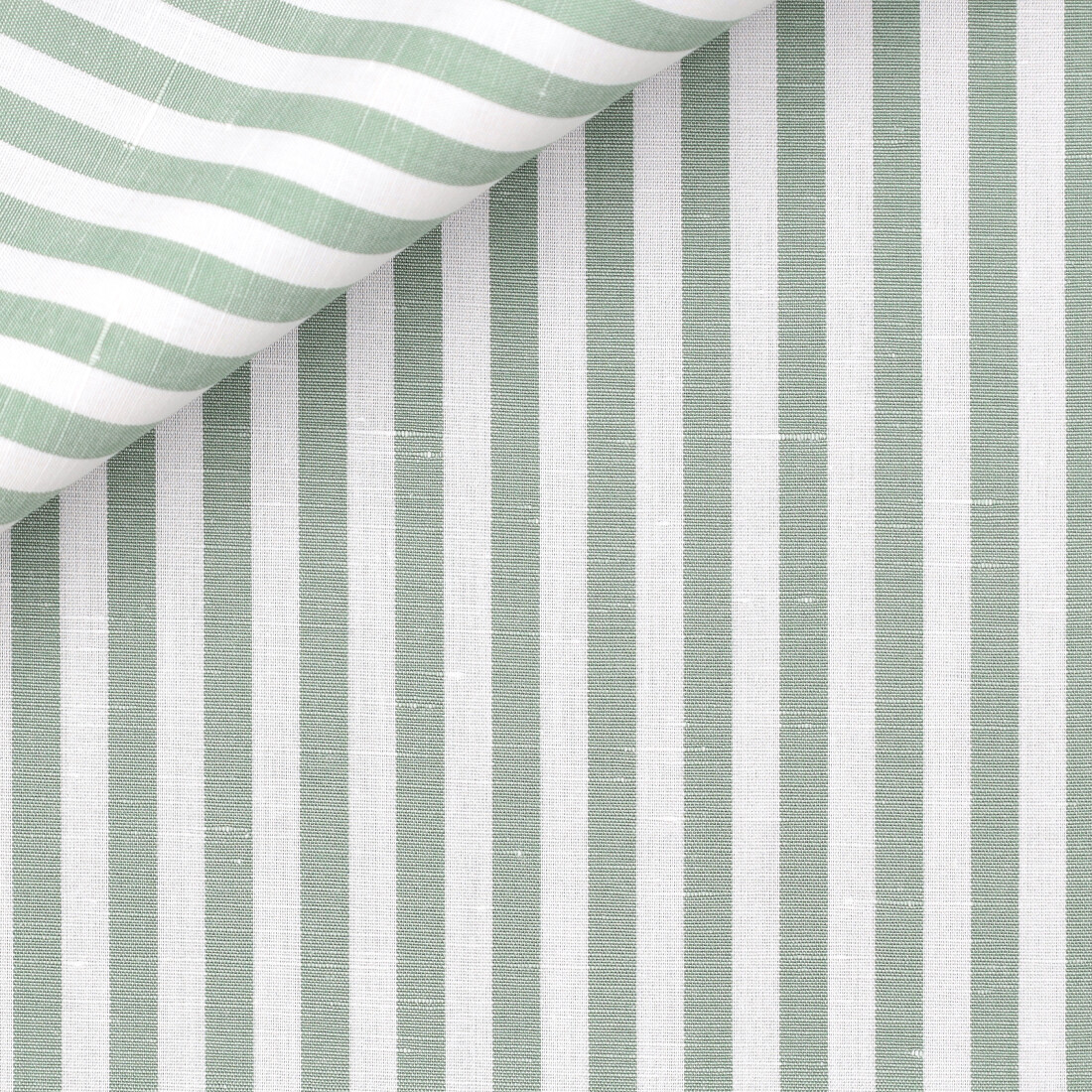 Linen Stripes Green (easy care)